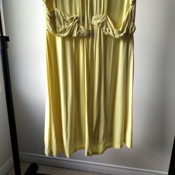 Ricki's Yellow Jersey Knit Dress  XL - Picture 4 of 10